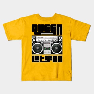 Queen Latifah / Original Retro Fan Art Design Kids T-Shirt